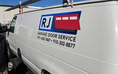 RJ Garage Door Service Car Close Up View