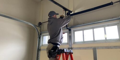 RJ Garage Door Service Crew On the Job