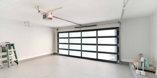 Interior White Garage