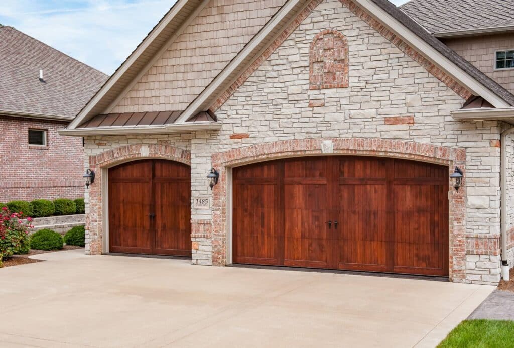 Overlay Carriage House Doors 4 1 RJ Garage Door Service