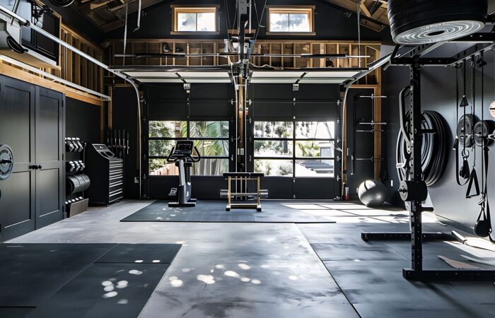 garage door for home gym RJ Garage Door Service