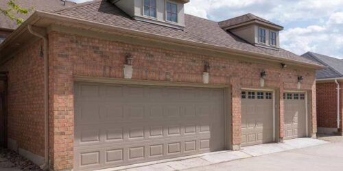 Garage doors in laneway