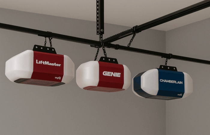 Comparing LiftMaster vs. Chamberlain Garage Door Openers RJ Garage Door Service